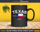 Vintage Texas Austin EST 1845 Souvenir svg png design file