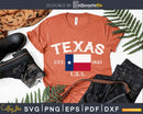 Vintage Texas Austin EST 1845 Souvenir svg png design file