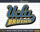 Vintage Ucla Bruins svg dxf eps png cut digital file