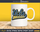 Vintage Ucla Bruins svg dxf eps png cut digital file