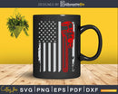 Vintage US Flag Oilfield Trash Svg Png Cricut Files