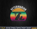 Vintage Veterinarian Animal Svg Png Graphic T-shirt Designs