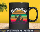 Vintage Veterinarian Animal Svg Png Graphic T-shirt Designs
