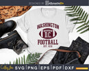 Vintage Washington Football DC svg png dxf digital cutting