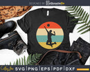 Volleyball design Vintage Retro Player svg cutting files