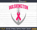 Washington Football Breast Cancer Awareness svg png dxf