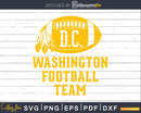 Washington Football DC Sports Team svg png dxf digital cut