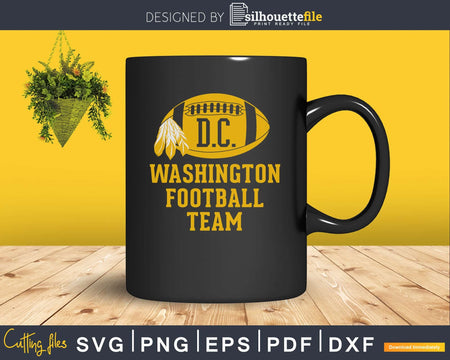 Washington Football DC Sports Team svg png dxf digital cut