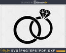 wedding rings SVG Collection cricut craft Silhouette