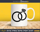 wedding rings SVG Collection cricut craft Silhouette
