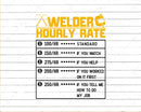 Welder funny hourly rate cricut svg digital cut-file