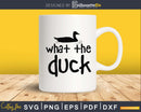 What the duck hunting svg png digital cutting files