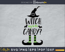 Witch Way to the Candy Halloween svg craft cut files