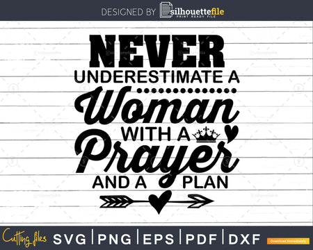 Woman Of Prayer Faith Christian svg shirts designs instant