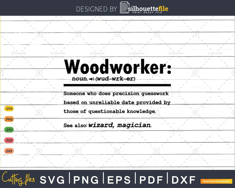 Woodworker Definition Graduation Woodworking