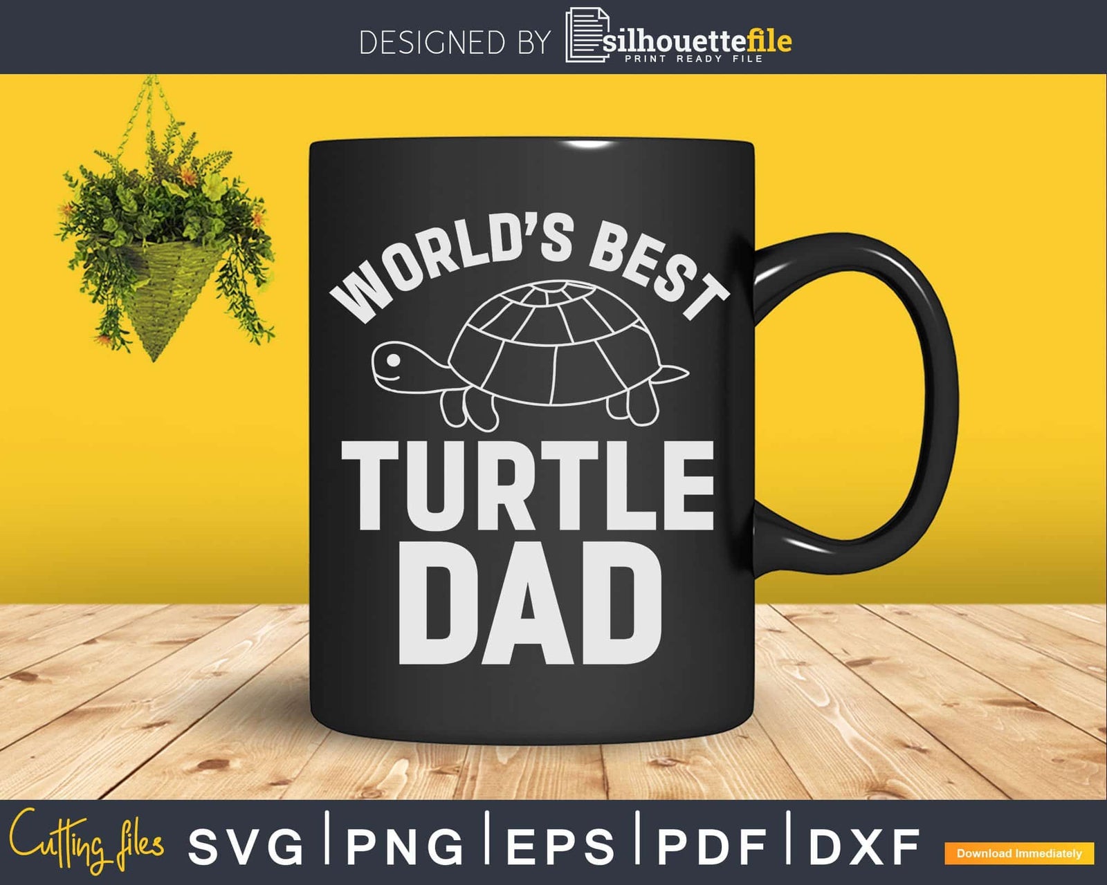 World's Best Turtle Dad Shirt Svg Files For Sale | Silhouettefile