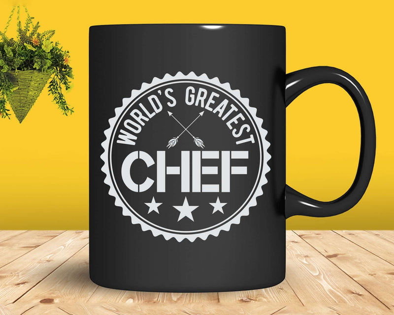 World’s Greatest Chef Svg Png Cricut Files