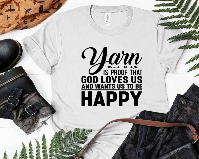 Yarn Is Proof That God Loves Us Svg Png Cut Files