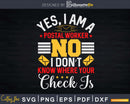 Yes I Am a Postal Worker Mailman Svg Dxf Cut Files