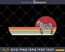 Zebra Retro vintage Style cricut cut svg png dxf cutting