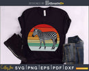 Zebra Retro vintage Style cut svg png design cutting files